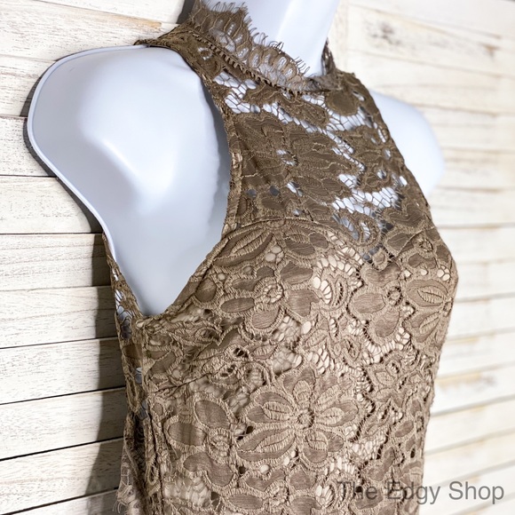 Windsor | Open Back Halter Eyelash Lace Dress - Picture 3 of 6